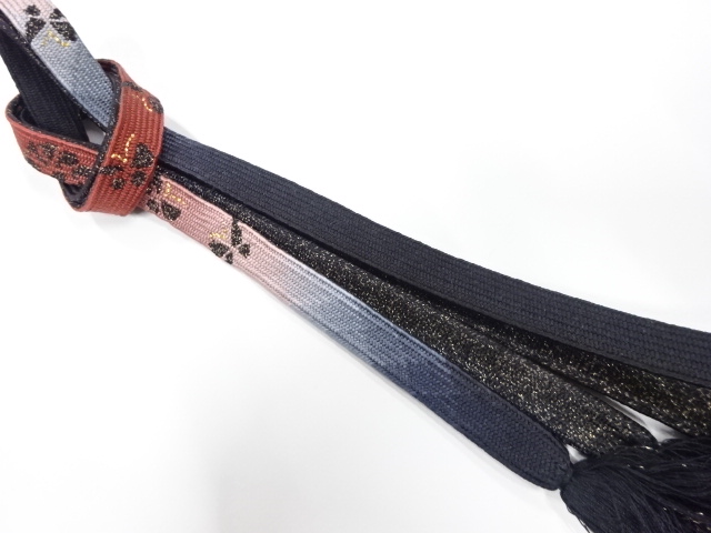 正絹　手組帯締め